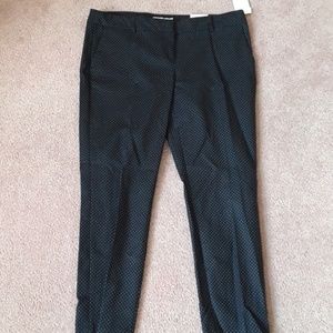 Ankle Length Navy Polka Dot Dress Pants ✨NWT✨